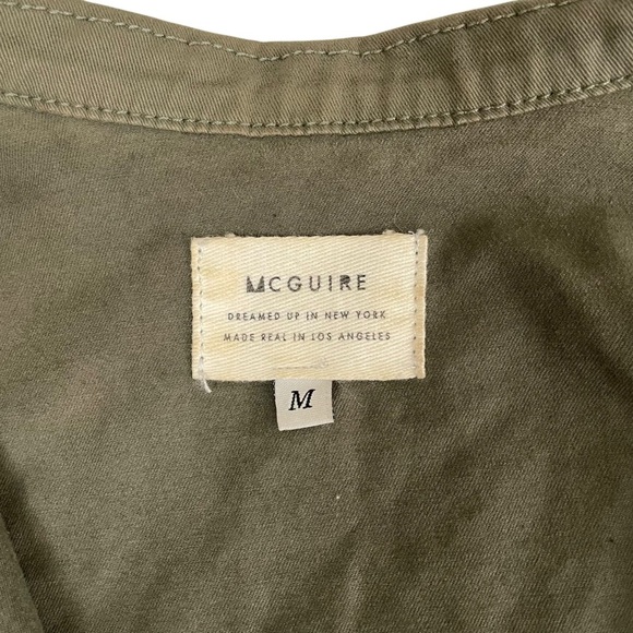 McGuire Denim Army Green Jacket Medium - Picture 6 of 14